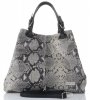Kožené kabelka shopper bag Vittoria Gotti béžová V898GPIT